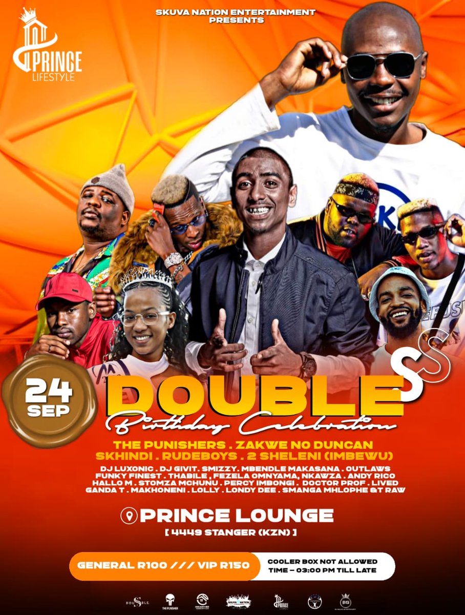 Jahmolh's tweet photo. SKUVA NATION entertainment presents Double S birthday celebration 24 September https://t.co/PLLrj7ePKS