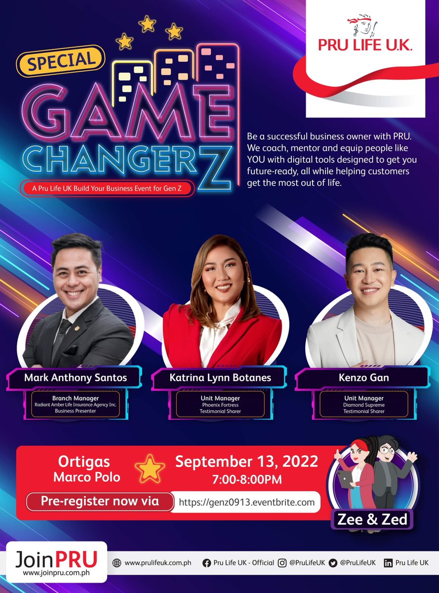 JCSibayan23's tweet image. Be a successful business owner with PRU. We coach, mentor and equip people like YOU with digital tools designed to get you future-ready, all while helping customers get the most out of life!

September 13, 2022
Venue: Marco Polo Club
Time: 7:00 PM

Message me po ☺️