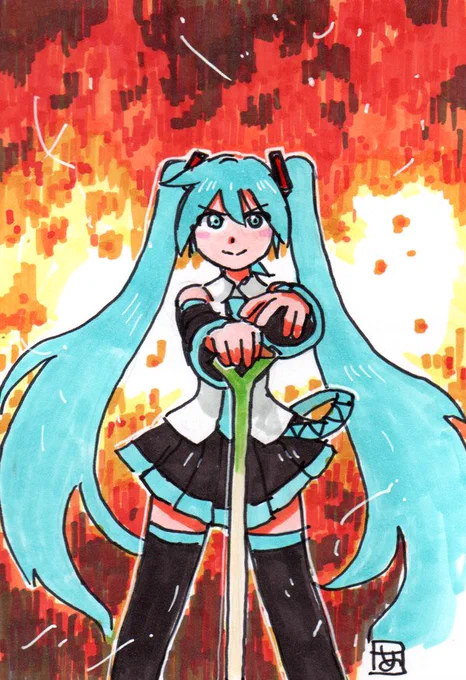 マジカルミライ後初出勤完了!!ゲンジツツライがはびこっているが、正直マジミラの余韻だけで、1〜2ヶ月のシンドイ事は吹き飛ばせるわ!心を燃やせ!! 