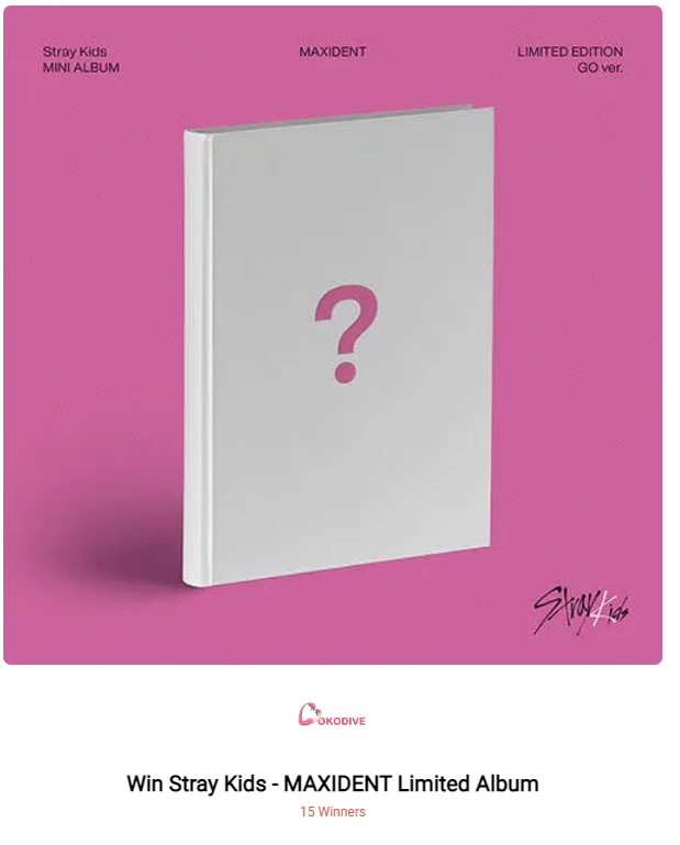 cokodive's tweet photo. Join our New Giveaway on Stray Kids - MAXIDENT Limited Album 🎁 RT for STAY 💗👇
https://t.co/Uaxa1nKCsq https://t.co/FtxWTKNjbe