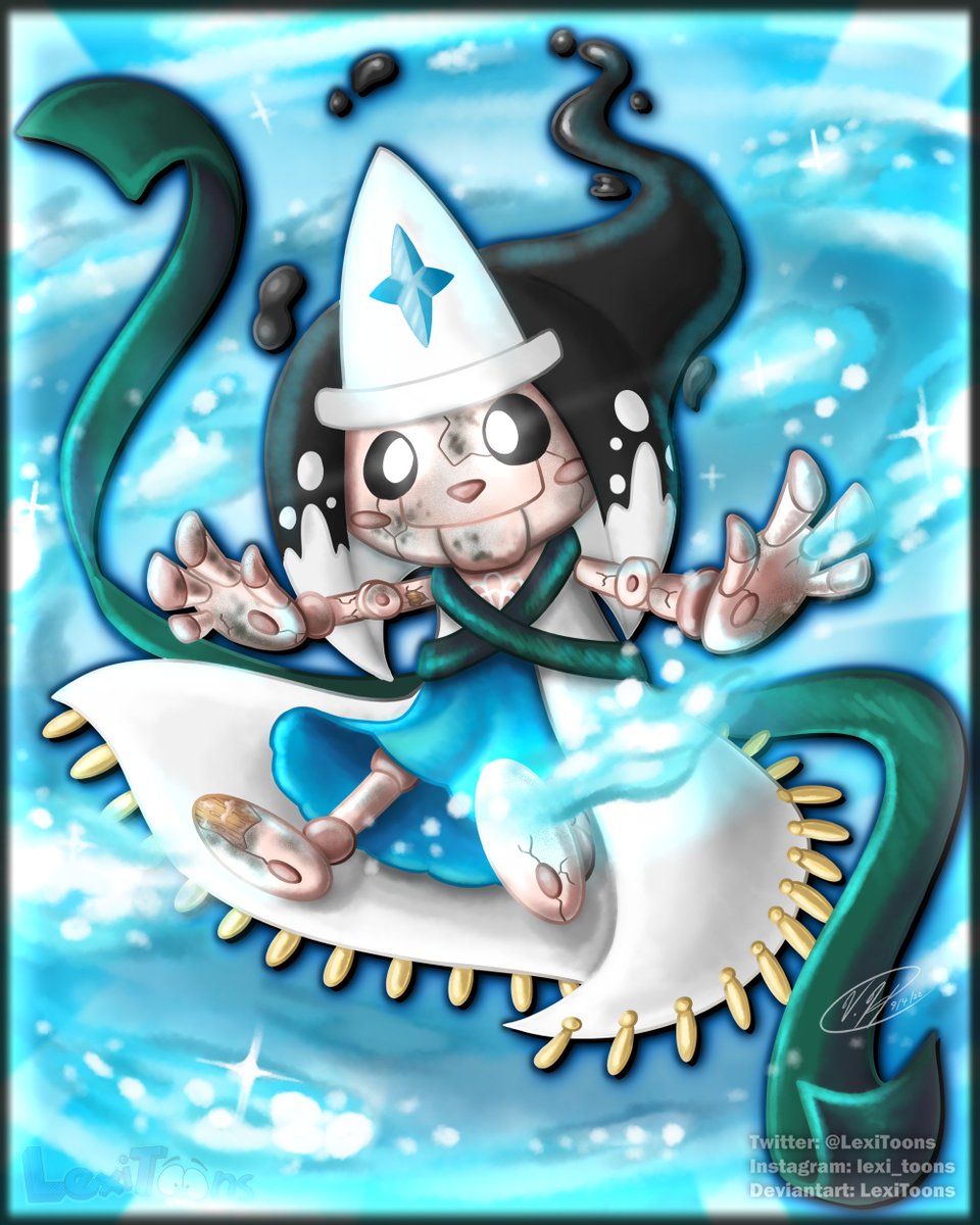 LexiToons's tweet photo. Commission for @LowindTaliya :D 👻🔮

Thanks again for the support! 😄 https://t.co/t0ALJtwsM4