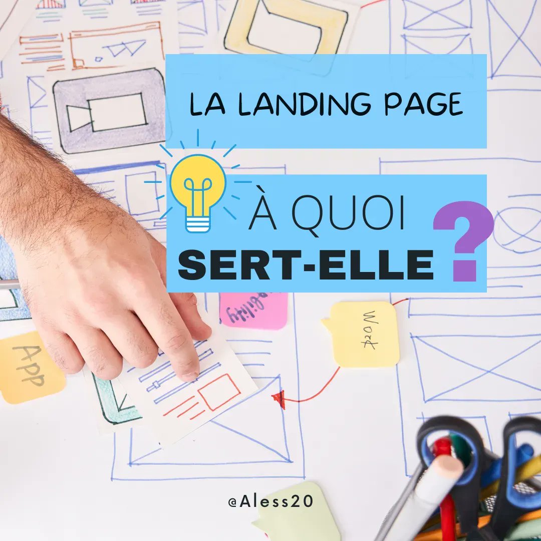 alesstwenty's tweet photo. 👨‍💻 La landing page n'est pas la page d’accueil de votre site internet mais une page ou l’internaute est redirigé après avoir cliqué sur un lien 🔗
https://t.co/C0dkdxQxi0
la suite 👇  
#communicationdigitale #reseauxsociaux #strategiemarketing #agencemarketing #lesaviezvous https://t.co/KugAOb0mw4
