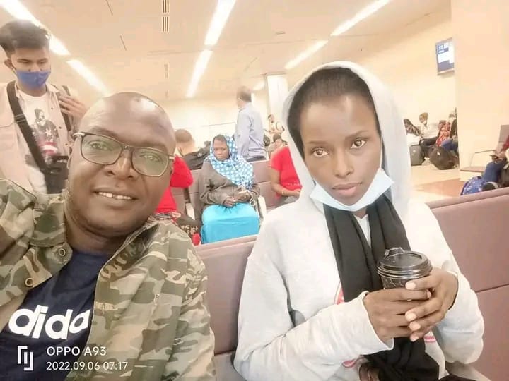 GenKirui's tweet photo. Diana Chepkemoi at the airport 1hr ago in Saudi heading to Nairobi, freedom is sweet... We shall receive her at JKIA 1300Hrs today.
#FreedomIsSweet https://t.co/R2XuaA8EAs