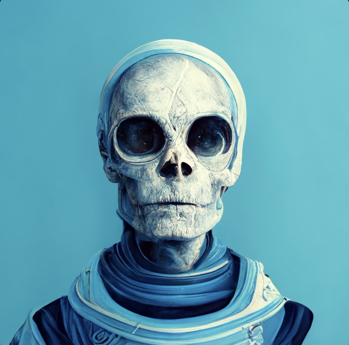 v1rtualn0mad's tweet photo. #Space was supposed to be dead and lifeless but the #TheBoneCollective knew that if they could exist there then so could others and deployed an #explorer to make first contact for their own sinister needs
#skellies #ai #art #SolanaNFTs #minted #magiceden #secondary #LFG #Lore https://t.co/Yj0L0ZVx1z