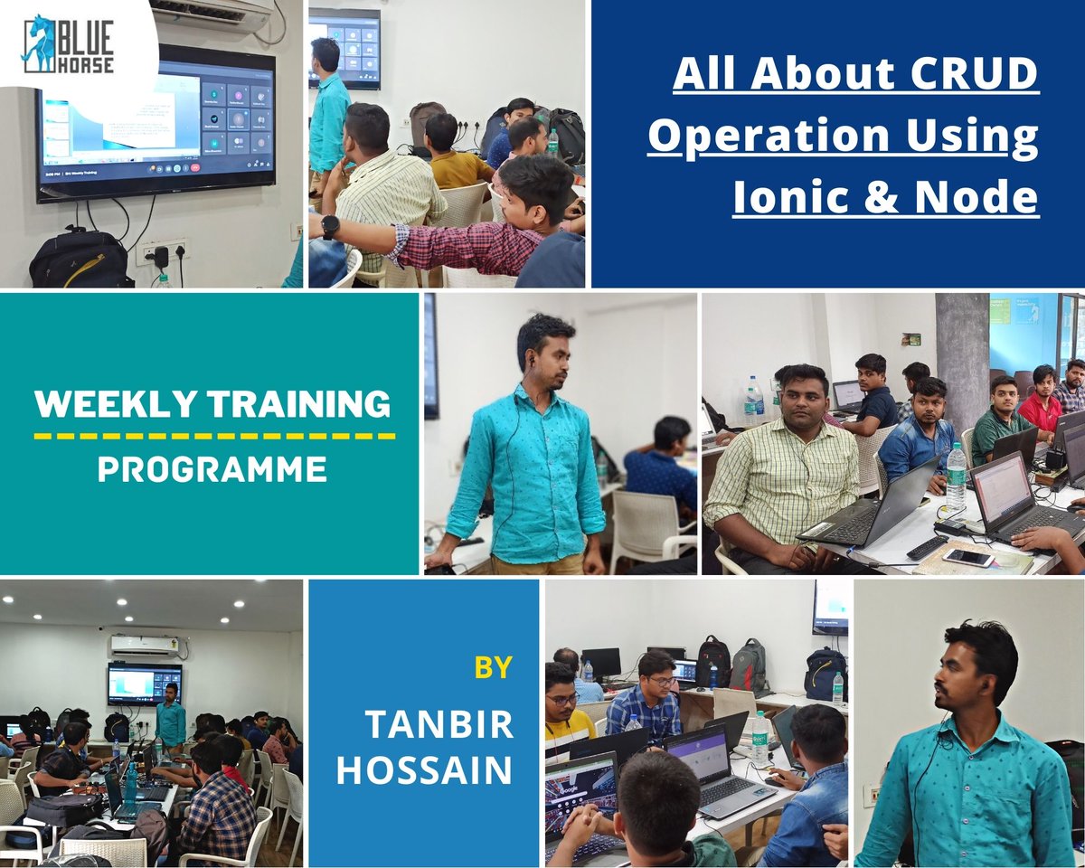 BlueHorse_sw's tweet image. Last week we had a wonderful session by our #Software_developer on the topic "All about CRUD Operation Using Ionic & Node" by @Tanbir
Hossain
#tanbirhossain #bluehorse #bluehorsesoftware #happylearning #professional #webdeveloper #technologies #crud #operation #ionic #node