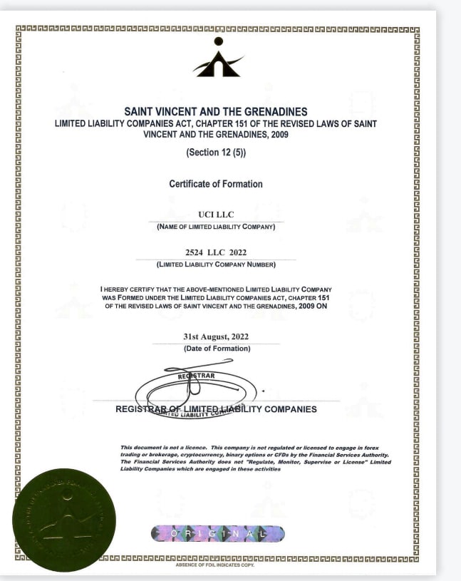 UCIagency's tweet photo. Breaking news! 

UCI safe is now officially certificated as a reputable and legal business. Cease your doubt, seize this moment now to secure your Crypto Investment. Fearless, invest more, Cryptors https://t.co/9uxjeMCIGs