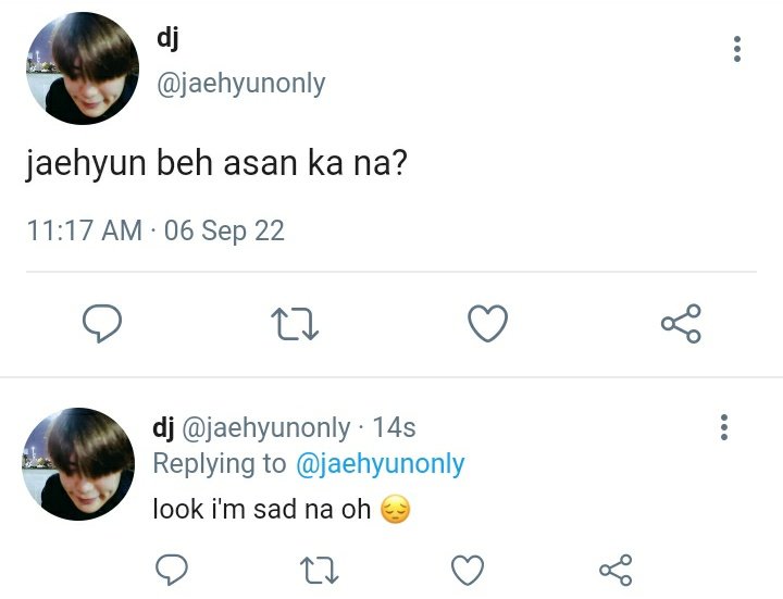 the121u's tweet photo. #xiaojae one twt au
idol!jh, fan!xj (ignore time stamps) https://t.co/o1NY1mlulo