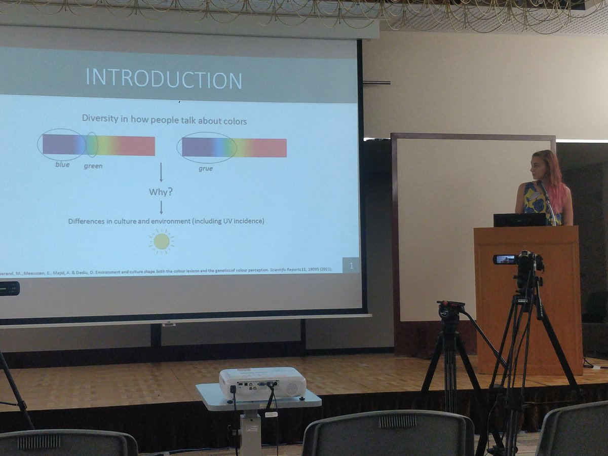 Mathilde Josserand <a href="/Dan_Dediu/">Dan Dediu</a> et al show how the color lexicon is shaped by environment and biology #jcole2022

Why is there such diversity in color lexicons?