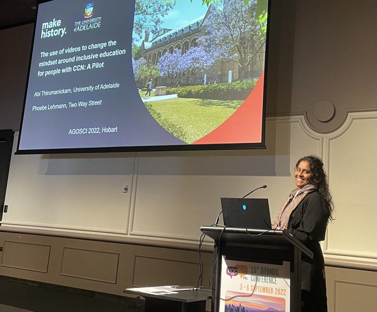 ⁦<a href="/its_uh_bee/">Abi Thirumanickam, PhD, CPSP</a>⁩ using video modelling to change perceptions about inclusive education ⁦<a href="/AGOSCI/">AGOSCI Inc</a>⁩ #InclusiveEducation #AAC ⁦#agosci2022