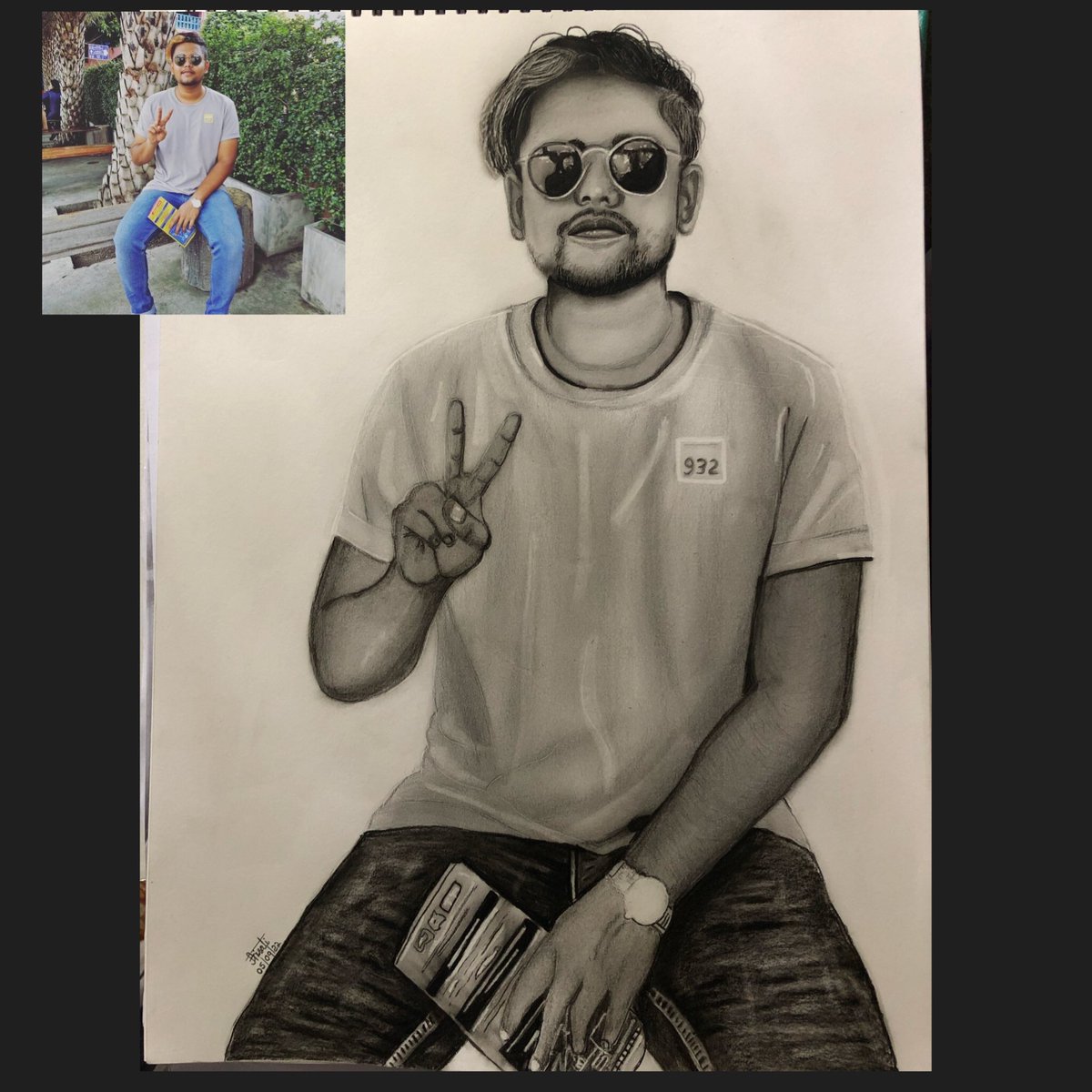 This is my new order 🖼
1st time to Japan 🇯🇵 
.
.
.
.
#pencil #pencilart #Japan