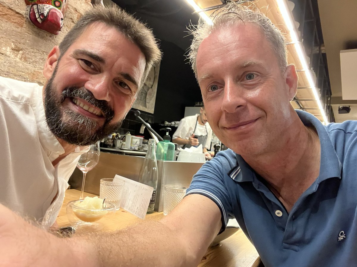 KLEIJ_ICIQ's tweet photo. Together with @MelchiorreGroup at AQ for some dinner and catching up. Great company, impecable food, memories and #quality science. Turns out that more #sisoc delegates followed the scent to this place 😛. https://t.co/51E8dE5hQZ