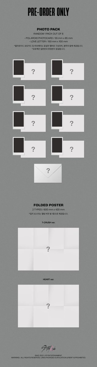 [PLS RT | CAN | USA | WW]
#STRAYKIDS [MAXIDENT] STANDARD EDITION (T-CRUSH + HEART VER) GO

- $10.55 USD / $14.50 CAD
- SEALED / UNSEALED
- PC SORTING
- CLOSES: 10/05 @ 11:59 PM EST

Form: forms.gle/Kw5ccwdJ33N5X8…

#스트레이키즈 #MAXIDENT #StrayKidsComeback #YouMakeStrayKidsStay