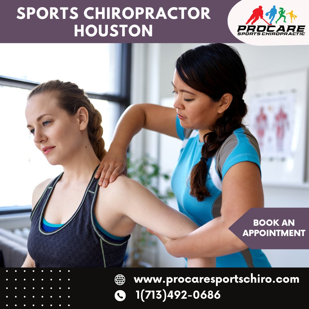 Are you suffering from chronic back or shoulder pain? If so, it may be time to see a sports chiropractor. Our #procaresportschiropractic doctors are committed to improving the quality of your life.

Book an Appointment With Us!
☎ - (713) 492-0686

#sportsinjury #chiropractic