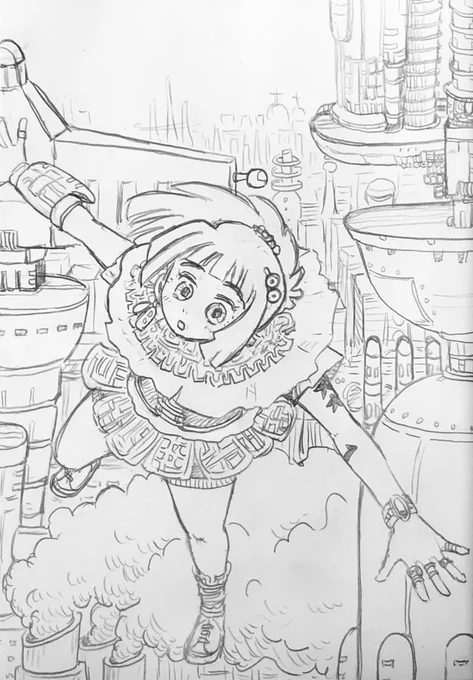 なんとなく思いつくまま描きました! 