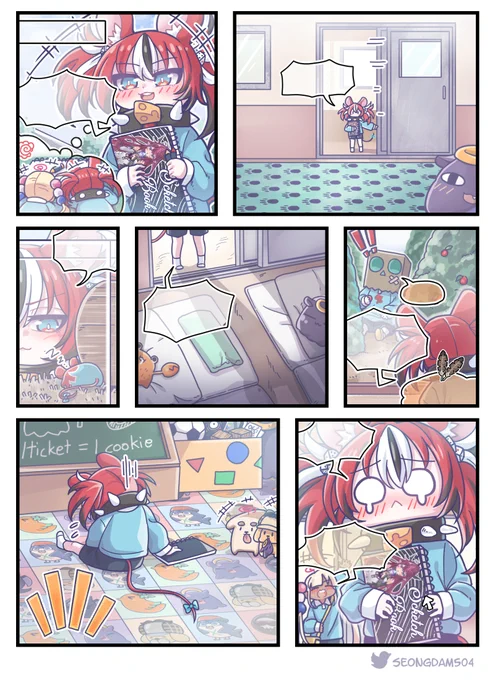 Title 14 - Bae!! Arrived early in kindergarten!!
(Sana will make occasional appearances in the series)

HoloEN Kindergarten Serise
https://t.co/ciZFDqMfbc
No text 