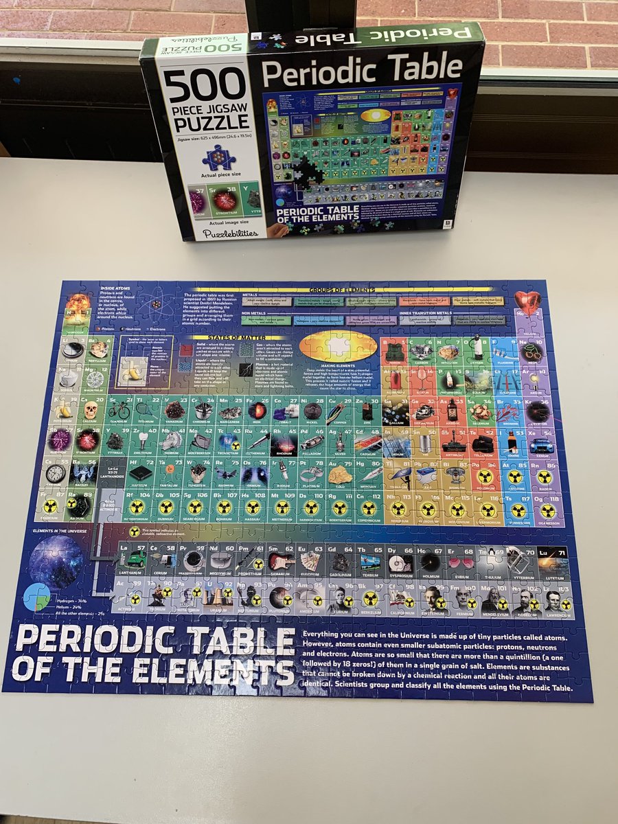 HeldtTracy's tweet photo. Lots of fun at lunchtime! Finally finished the puzzle! https://t.co/hUgqFNYXMU