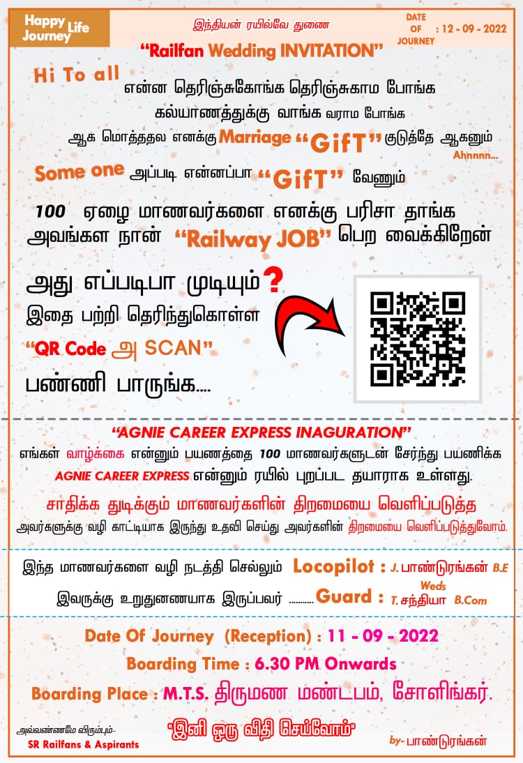 Thiru_601's tweet photo. Welcome all @TN_RailNews @TamilTheHindu @news7tamil @polimernews @dinathanthi @DrTamilisaiGuv @annamalai_k @drmmadurai @DrmChennai @PTTVOnlineNews @Mr_GK_Tamil https://t.co/iaf8UfDl0Y
