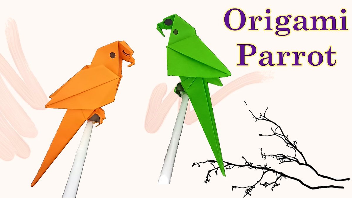 MimiKids_TV's tweet photo. https://t.co/anlM7VVvdI

Origami PARROT super easy step by step [2022] Cara Membuat Burung Kakatua dari Kertas Origami Mudah #origami #origamieasy #origamibird #origamiburung #origamiparrot #papercraft #easyorigami #origamianimals https://t.co/g5J8oBKuXl