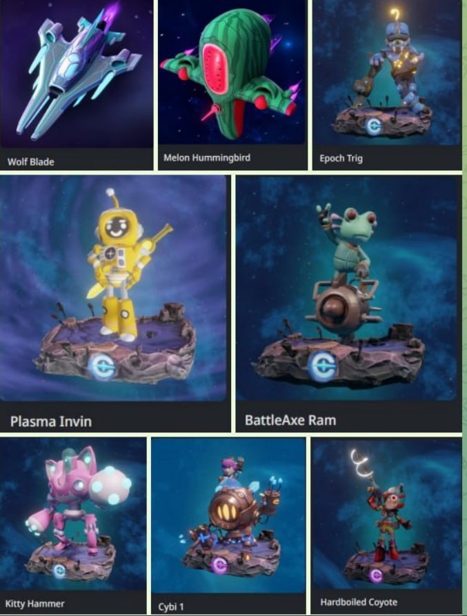 ambassadorsalgo's tweet photo. Whilst we encourage holding your #NFTs for juicy #Airdrops, Beta Access and in game utility, if you are looking to sell why not give #yNFT a shot? 

Looking to buy?

Check out the NFTs just been listed by the @CosmicChamps team below. Includes 2 never before seen ships. https://t.co/DIjlYU3prQ
