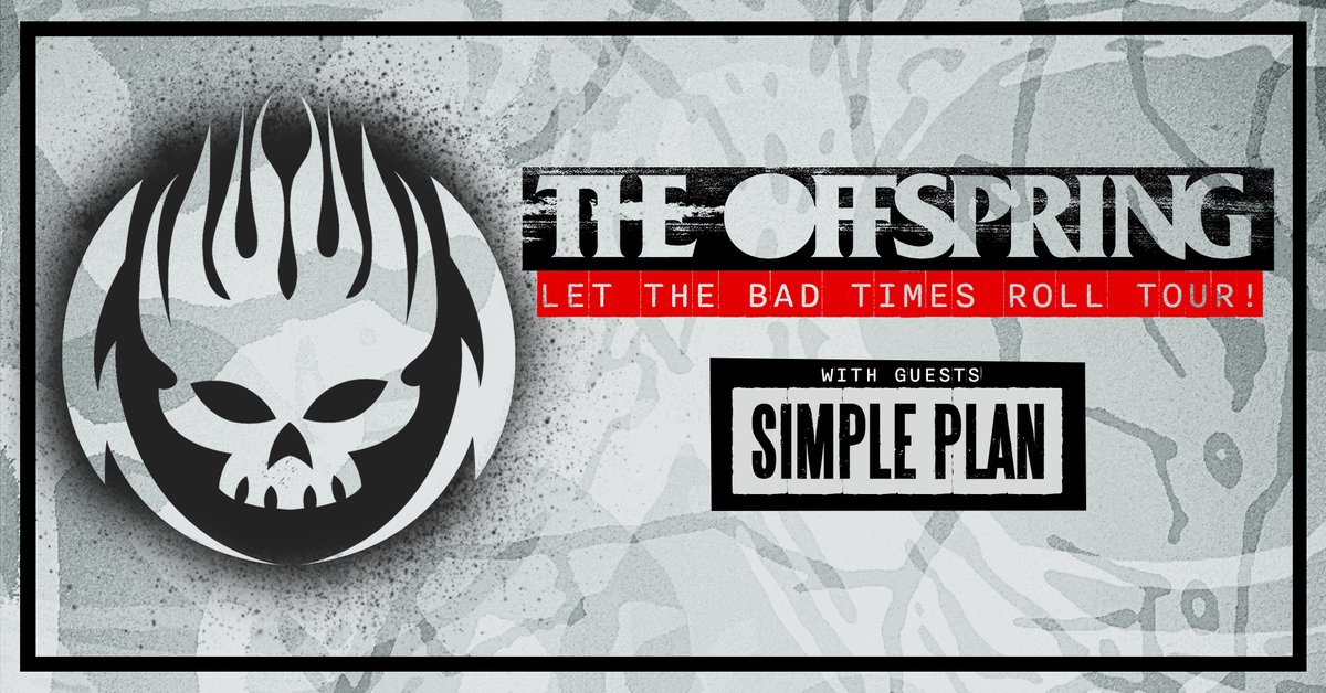 sytnews's tweet photo. ANNOUNCEMENT! The @offspring announce Let The Bad Times Roll Canadian Tour with special guest @simpleplan!
@ProsperaPlace β #Kelowna β Nov 25
@SOFMCVIC β #Victoria β Nov 27
On sale Fri, Sept 9 at 10am π«
Info: https://t.co/qR3T1YattM
#YLW #KelownaNow #YYJ #VictoriaNow https://t.co/7eX3FJpWpo