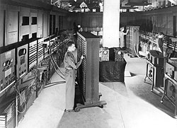 FizaAbbasSLP's tweet photo. The ENIAC (1945) was the first electronic general-purpose digital computer, it filled a room.
We truly have come a long way!
#qfschools #danpardy #heidibeeman https://t.co/KolAom2Shz