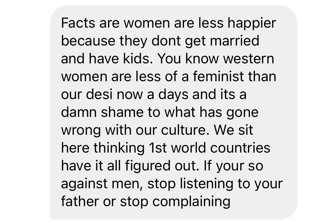 rida_bakes's tweet photo. The reality of the shit culture over here. We women spend our lives working hard only to be told by men that we can’t work….

I had a recent debate with a man in my dms who sent me the following msgs and I honestly feel sorry for the men out here who feel so entitled! https://t.co/TYUk6Uz8kl