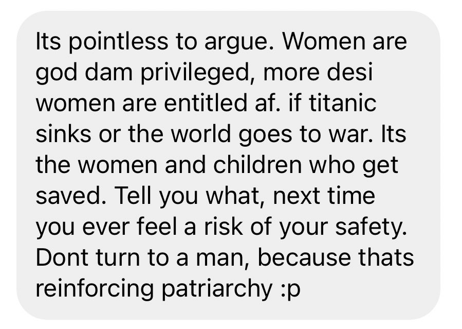 rida_bakes's tweet photo. The reality of the shit culture over here. We women spend our lives working hard only to be told by men that we can’t work….

I had a recent debate with a man in my dms who sent me the following msgs and I honestly feel sorry for the men out here who feel so entitled! https://t.co/TYUk6Uz8kl