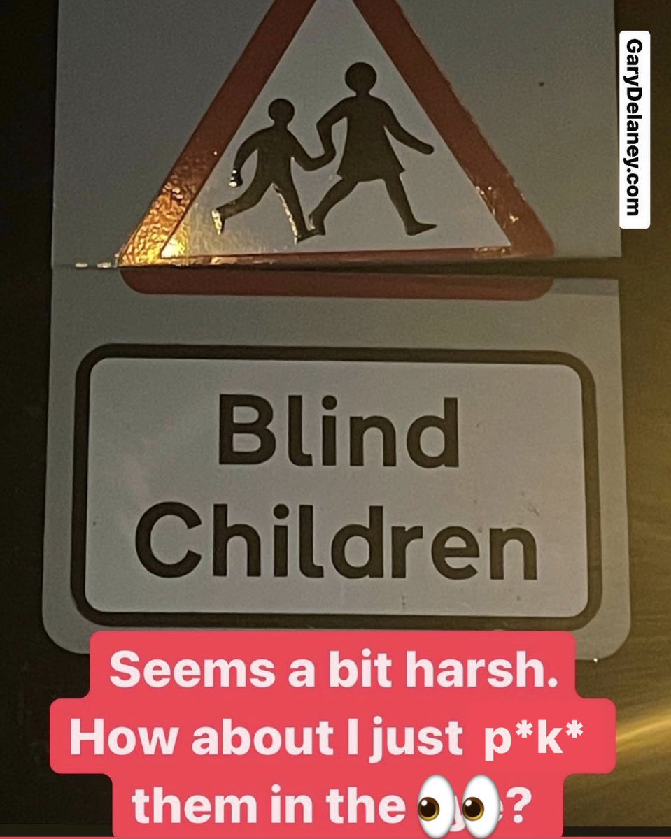 Gary Delaney is on tour now on Twitter "Crazy censorship on Instagram. See me live for proper