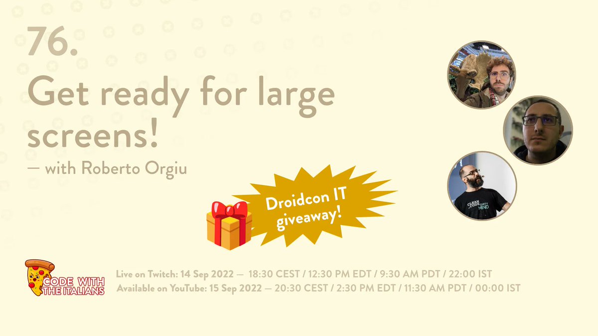 Code with the Italians tweet media