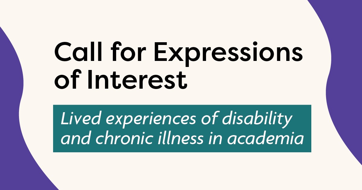 DrMarissaKate's tweet photo. My colleague @Erin_Gallagher and I are thrilled to invite expressions of interest for our book proposal! If you are interested in submitting a chapter, we ask that you please complete this short survey:
https://t.co/A8vAQLLgyU

@OpenAcademics 
@DisInHigherEd 
@DisabledAcadem https://t.co/7oPBPMJPHV
