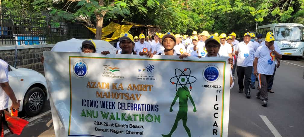 NSSChennai's tweet photo. The nss volunteers participated in the #AzadiKaAmritMahotsav walkathon organized by Indira Gandhi centre for Atmoic Research at Chennai on 28th August.
#IconicWeekCelebrations
#NSSindia
@YASMinistry @ianuragthakur @NSS_INDIA @PMOIndia @pankajsinghips @NisithPramanik @pibchennai https://t.co/kBaUdS4EHc