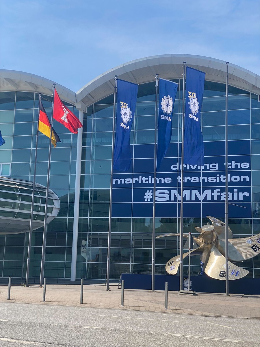 Climeon's tweet photo. We’re here! 👋 At this year’s @SMMfair Climeon is launching its brand-new waste heat recovery technology, #HeatPower 300 Marine. Join us at Booth 107 Hall A1, learn more about increasing onboard energy efficiency and find out how we’re #drivingthemaritimetransition https://t.co/jy4JZsX65F