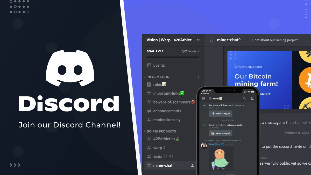 VisionCryptoApp's tweet photo. Join our Discord server and become part of our growing community ๐
Discord: https://t.co/VgF4RDoppQ
#NFT #NFTCommmunity #Discord #KosarCollection #UMatter #Vision https://t.co/GxEzZAf0IY