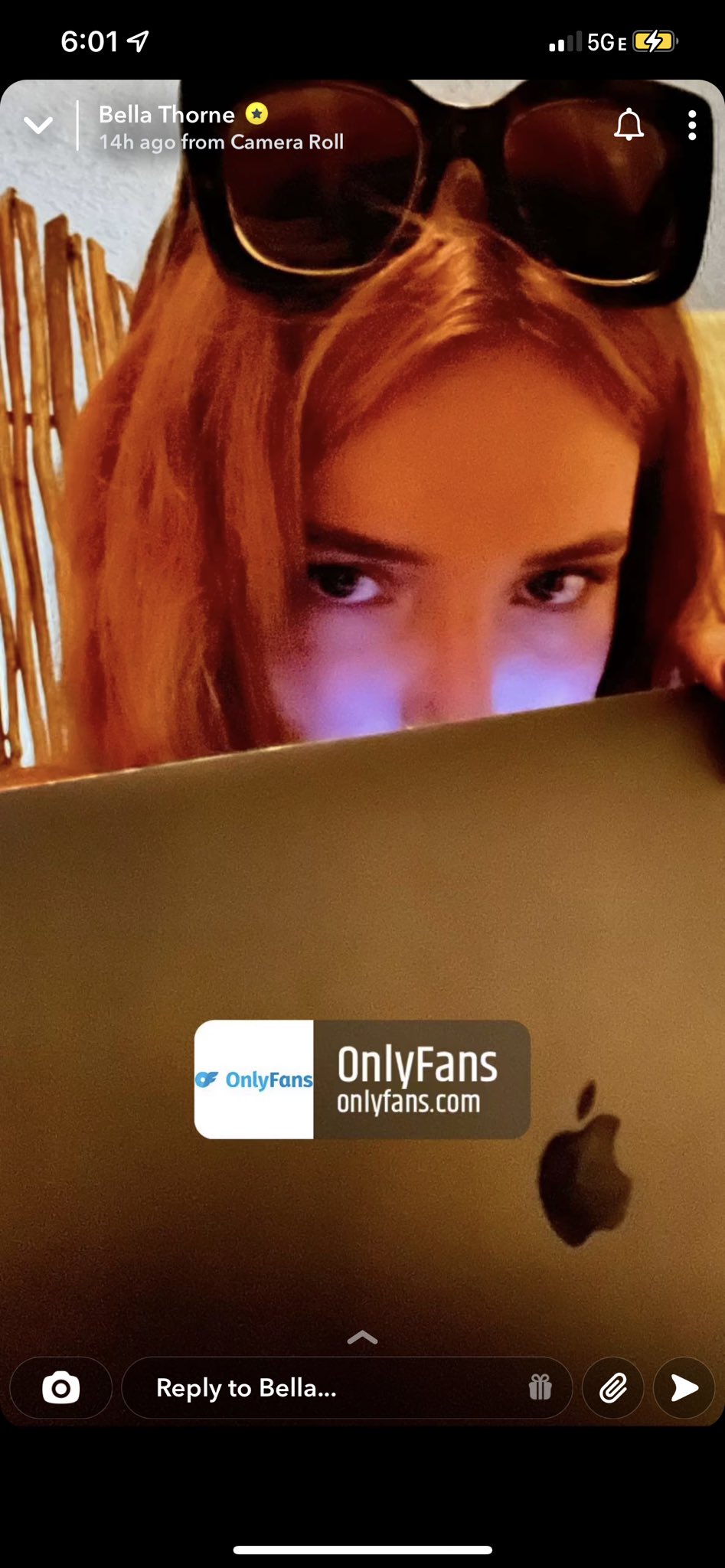 bella thorne updates FAN ACCOUNT on Twitter: "Bella Thorne Snapchat