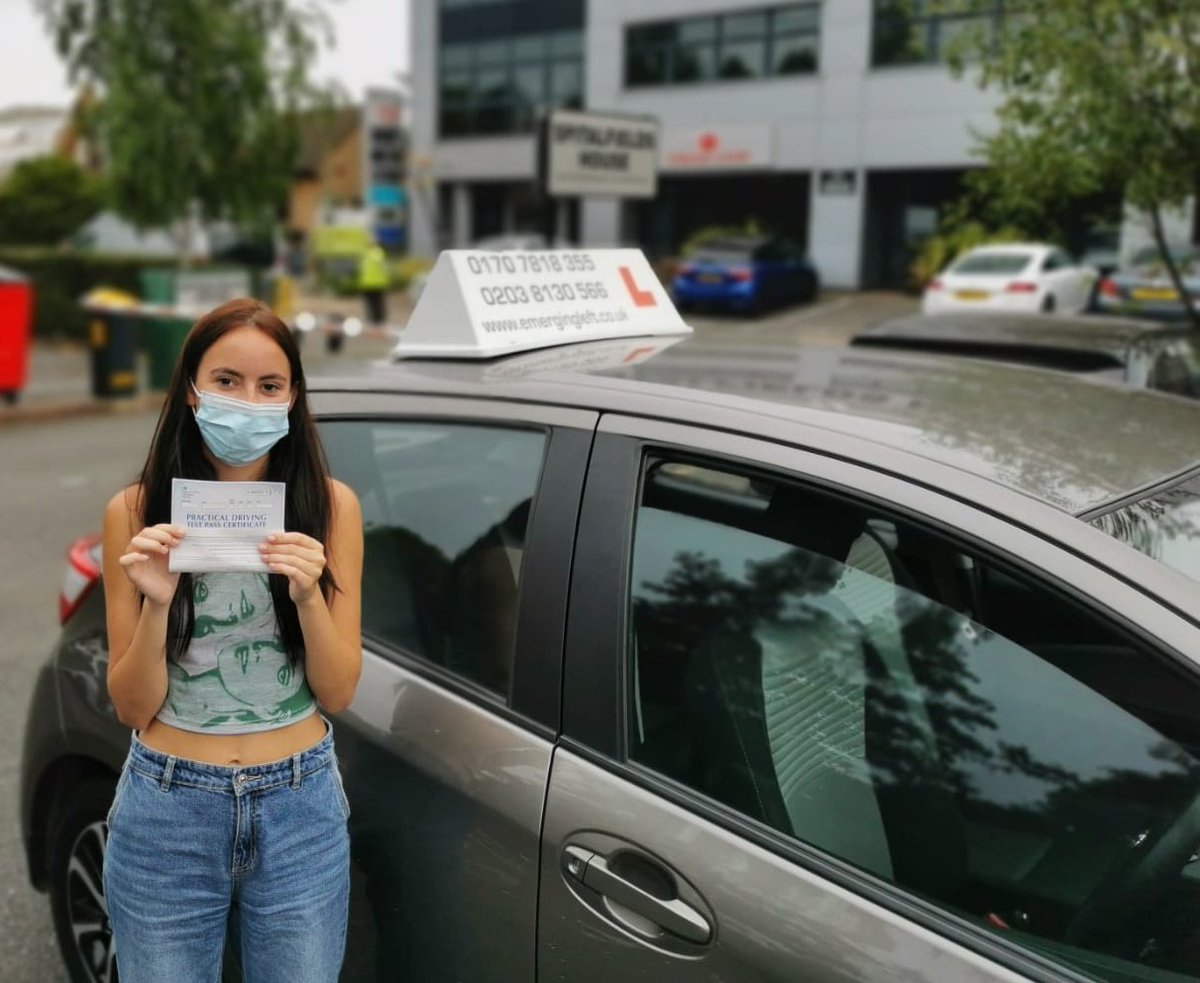 EmergingLeft's tweet photo. Congratulations this time go to Iris, on her first time driving test pass! 🎉
If you can't wait to have your 'pass pic' taken, then check out https://t.co/SburbykhyG today 🚗 #emergingleft #success #congrats #bestinstructors #learntodrive #drivinglessons #london #hertfordshire https://t.co/YgYJHgH8Fv