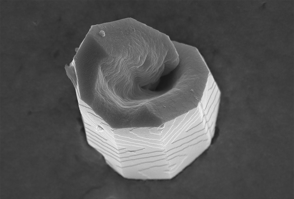 Materials scientists / structural chemists / crystallographers! We stumbled across something unexpected (see the comment immediately below). Has anybody seen anything with such structural features? If yes, please email or DM me (or reply here). 
RTs appreciated!