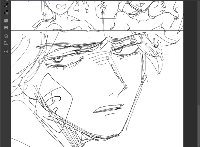 ノートン描くと高確率で苛ついてる顔になってしまう… 