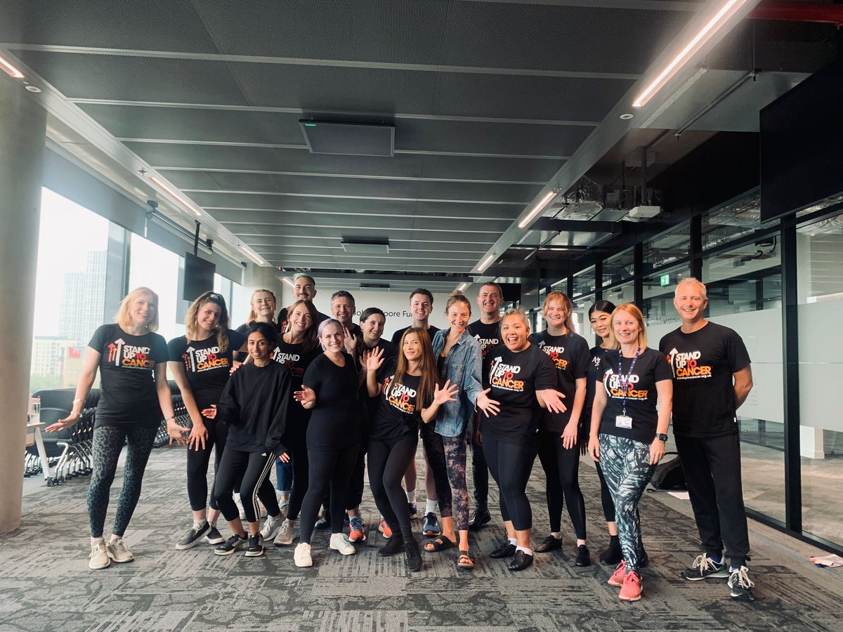 Michelle_CRUK's tweet photo. I had my first training session for @UltraBallroom this morning... I think I’ve got a bit more work to do!😆 Great to meet with my fellow colleagues who are taking part – we’re all in for an interesting 8 weeks but it’ll be worth it, with fundraising supporting @SU2CUK #TeamUltra https://t.co/3oVqdxev5I