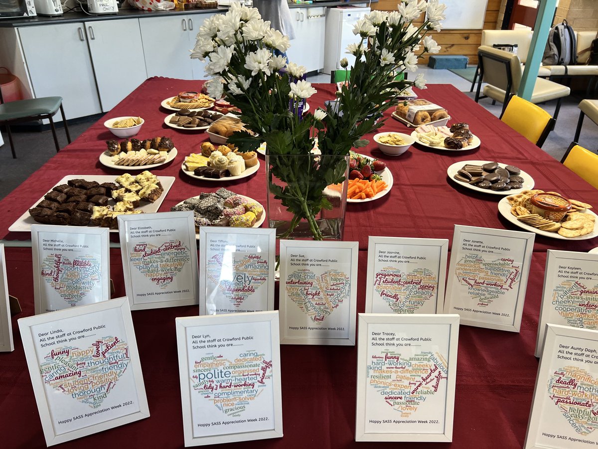 Showing our SASS staff how much we value their contribution to student outcomes at CPS.