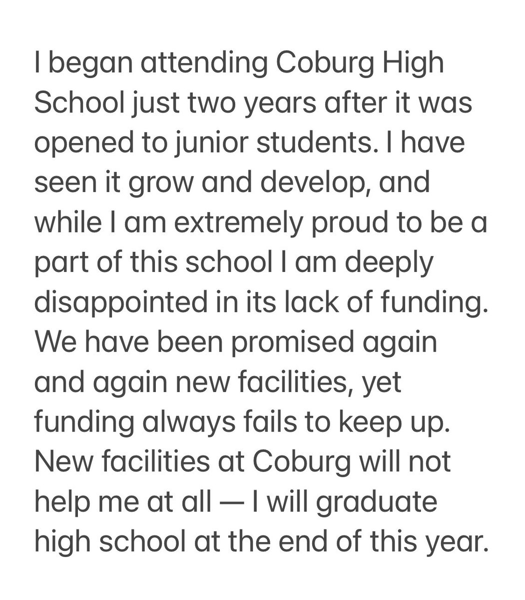 eleanor__rose_'s tweet photo. i’m a year 12 student at coburg high. this is a letter i wrote about my school
https://t.co/lvKtz0Q2mM https://t.co/x0F0Yfs6C2