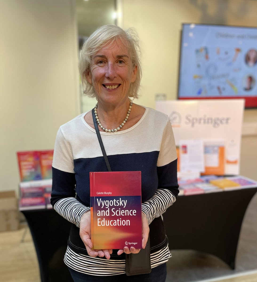 Come and meet the Author, Colette Murphy. She has recently published the book “Vygotsky and Science Education” and will be at the Springer booth, Tuesday Sept 6, 13:30 #BERA22