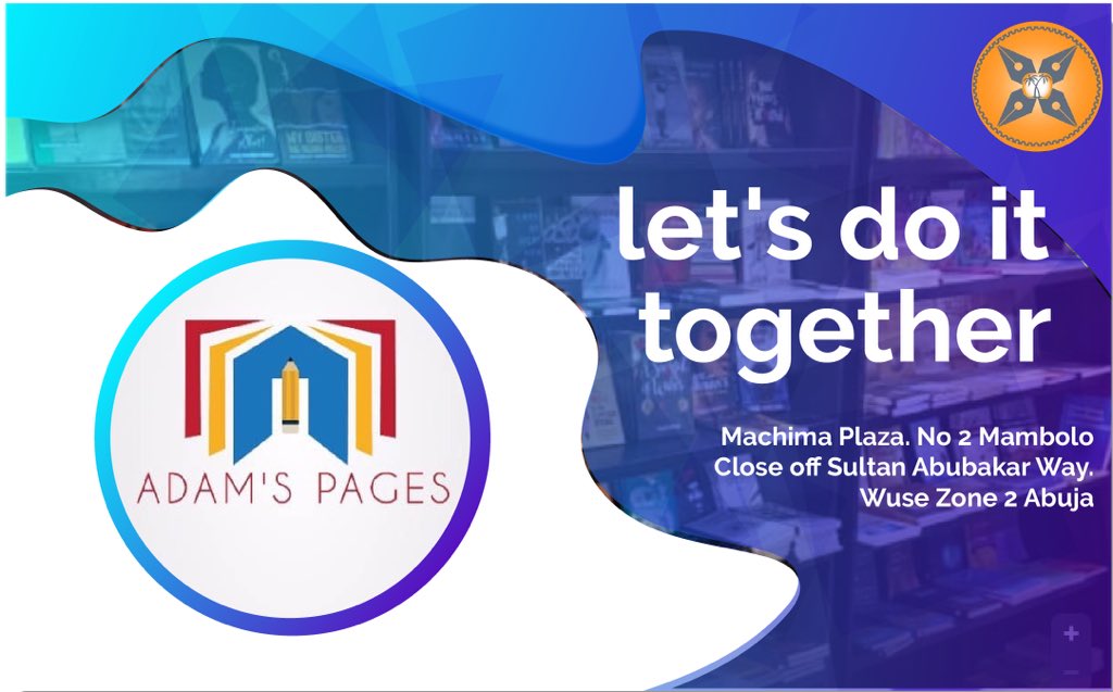 abufest's tweet photo. We are proud to unveil our home and partner as #ABUFESTReturns for #Independence 

@adamspagesabuja is a bookstore, Cafe &amp; workspace situated at Machima Plaza (Zone 2, Abuja) and would graciously be the hosting venue for our showcase on the #FirstOctober  2022. https://t.co/W0zE0f7dCu