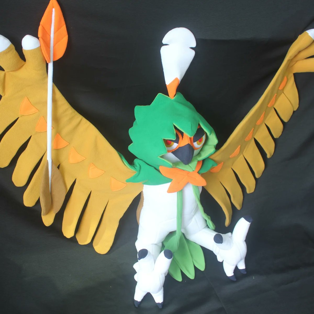Mocapon_Studio's tweet photo. Pokémon Decidueye🌱🍃
#sewing #plushies #craft #art https://t.co/cvwAazd4Dh