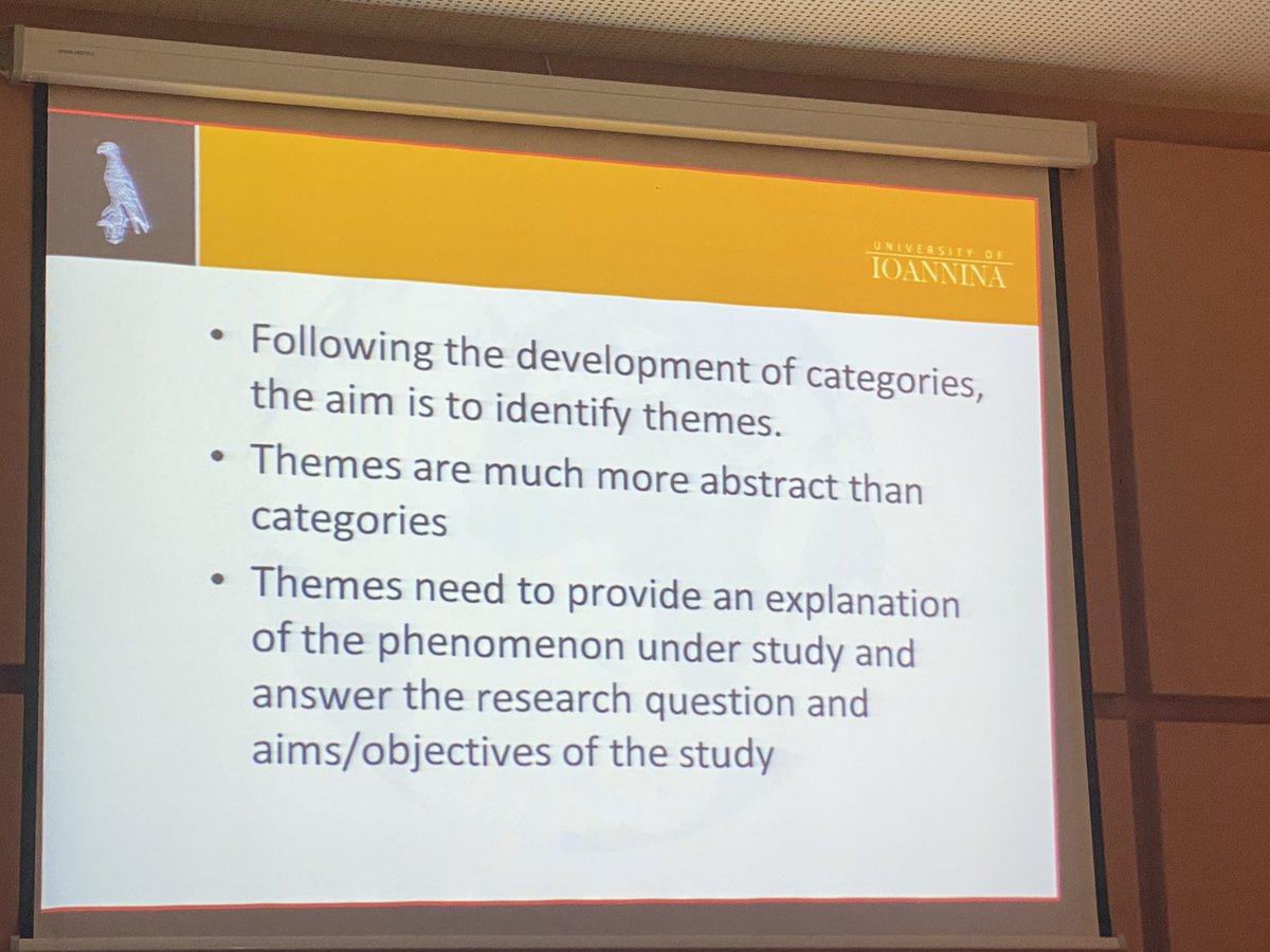InnovateDignity's tweet photo. A very useful presentation for the qualitative data analysis by @SMantzoukas. 
@InnovateDignity @MSCActions #invivoanalysis #research #universityofioannina https://t.co/GHsmGRJ40i