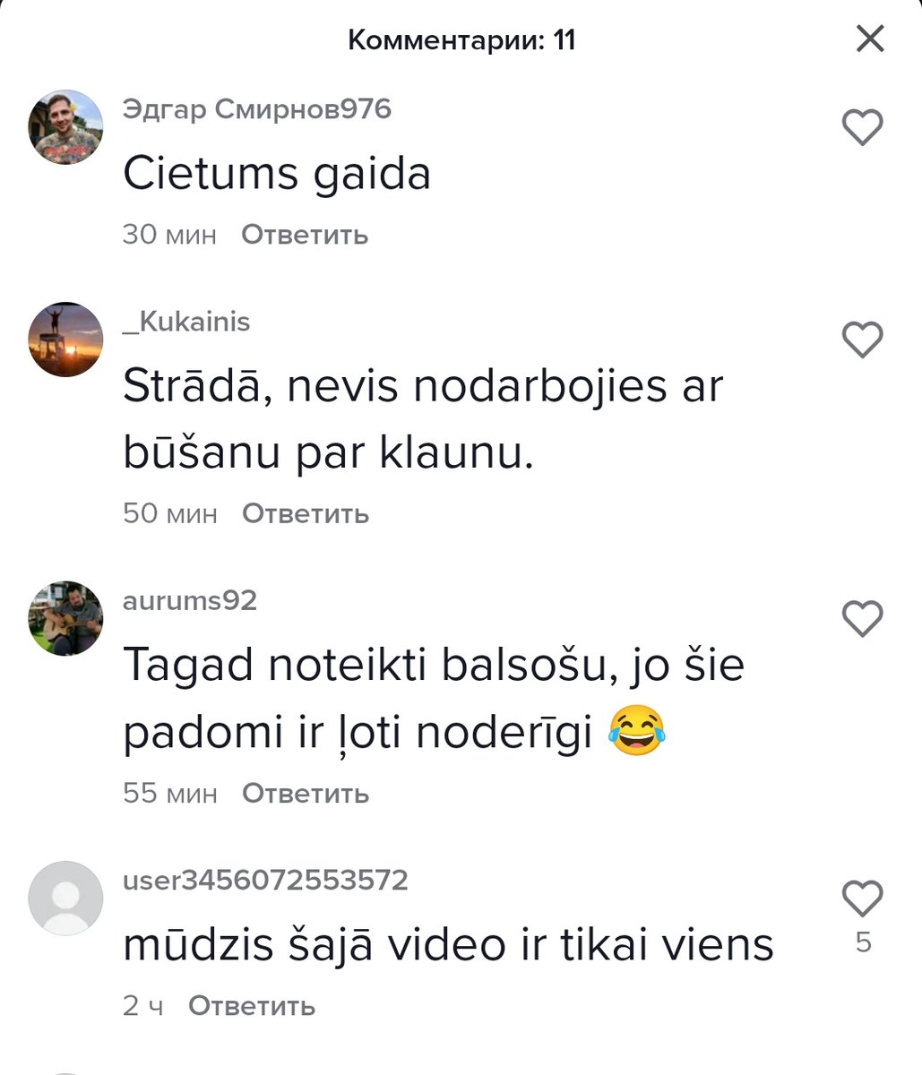 winishkoitwitty's tweet photo. Letiņi komentē 😄😄😄
#labais 🤡
https://t.co/US7mjEbf4c https://t.co/GLpp8jCV5q
