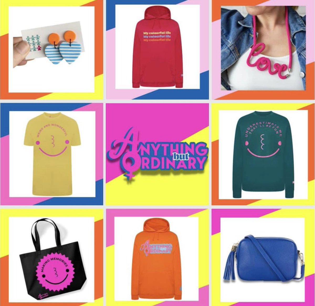 I’ve been pretty busy creating Anything but Ordinary with <a href="/sarah_marson/">Sarah Marson</a>. A collection of clothing (designed by us) &amp; accessories full of colour because, well that’s what we love! Take a look &amp; like, share, follow.
beanythingbutordinary.co.uk
Insta@ be_anythingbutordinary