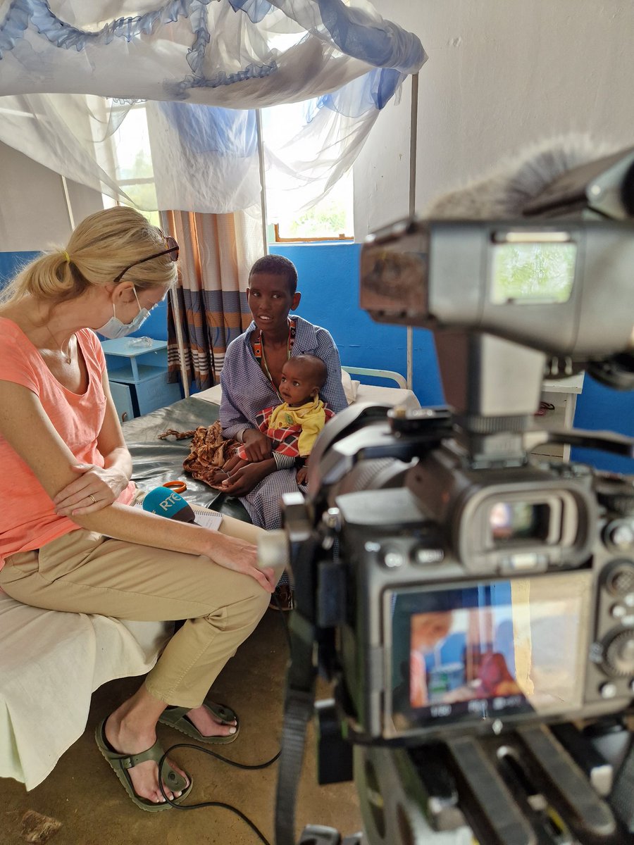 ShootEditor's tweet photo. In a hospital @juliettegash meets 7 month old Ltanapwa Arigele. More information on @rtenews bulletins.

#ClimateJustice #FoodInsecurity https://t.co/yyTKiup5ex