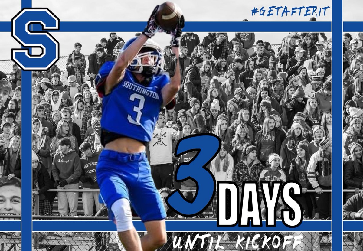 3 more days until kickoff....