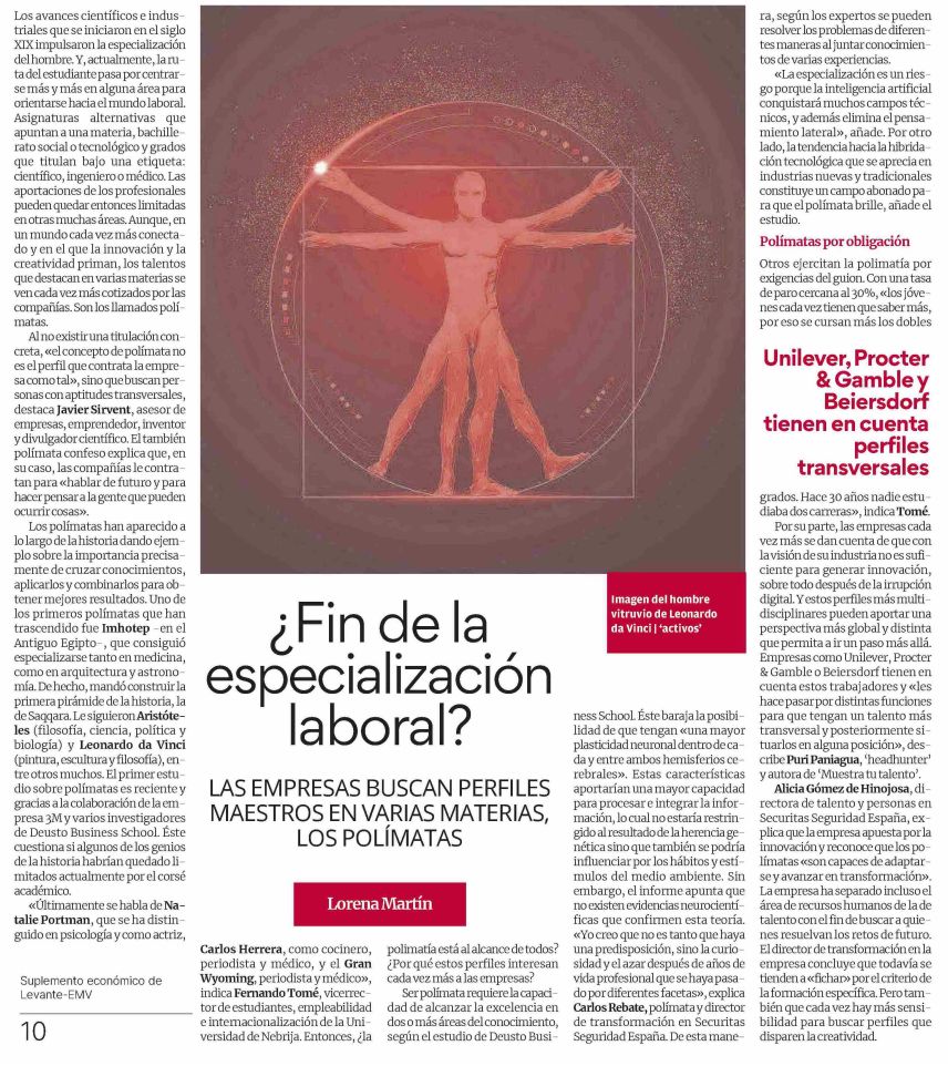 Reflexiones sobre polímatas de mi admirado Carlos Rebate <a href="/crebate/">Carlos</a> 
Curiosos de las tecnologías exponenciales, aderezadas con dosis de antropología, humanidades y con algo que el dinero no puede comprar:
EL TIEMPO Y LA EXPERIENCIA!

Gracias crack!!
#Polimata #ElDecimoHombre