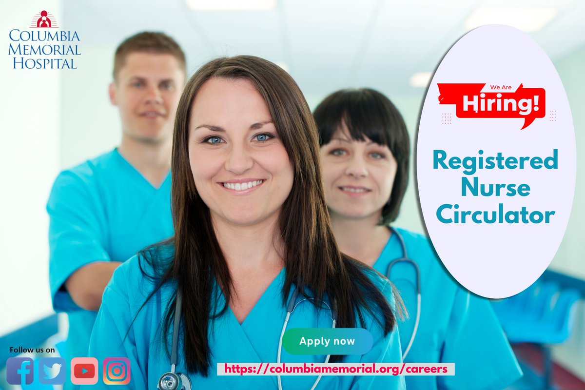 ProHealthJobs2's tweet photo. Registered Nurse Circulator - Surgical Services *Sign-On Bonus $8-10k!
Columbia Memorial Hospital – Astoria, OR – Oregon Coast
We are also hiring for FT/PT RN’s in other departments, please click the link to apply:
https://t.co/NHrJxX9DDb
#nursing #registerednurse #healthcare https://t.co/UDfwQ10V7E